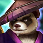 Panda Warrior da Escuridão Avatar