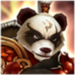 Panda Warrior do Fogo Avatar (Despertado)